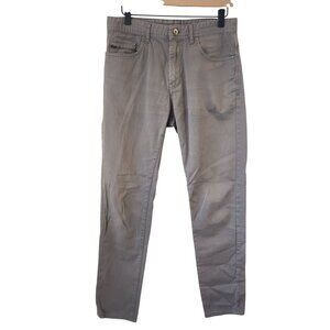 Zara Man Grey Chino Trousers Pants Stretch Jeans Classic Straight Leg Men's 31